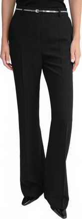 Toteme Flared Evening Trouser In Black