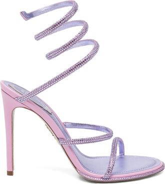 Rene Caovilla Sandali Cleo con tacco 105mm - Viola