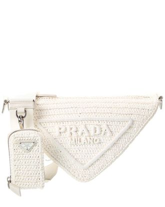 Prada Crochet Triangle Crossbody