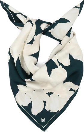 Kazar Silk Scarf - Dames - Zijden sjaals - Groen - ONE Size - Accessoires