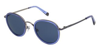 Benetton BE5104 601 Mens Sunglasses Blue Size 50