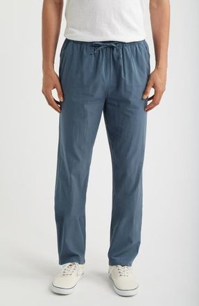 Alex Crane Air Organic Cotton Drawstring Pants in Lake at Nordstrom, Size Xx-Large
