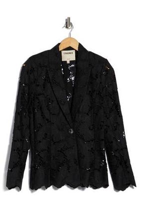 L'agence Clementine Lace Blazer in Black at Nordstrom Rack, Size 00