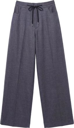 Jucca Wijde broek - Dames - Wijde Broeken - Grijs - 2XS - Broeken