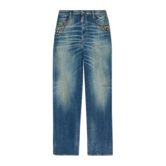 Dsquared2 Loose-fit Jeans, male, Blue, Size: 2XL Loose-fit Jeans