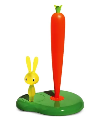 Alessi rabbit carrot paper roll holder - unisex - Thermoplastic Resin - OS - Green