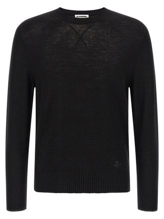 Jil Sander Logo Embroidery Sweater