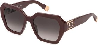 Furla SFU880 09FH Mens Sunglasses Burgundy Size 55