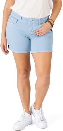 Slink Jeans Side Vent Denim Shorts in Cerulean at Nordstrom, Size 14W