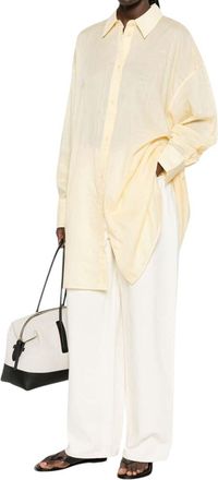 Toteme Light Yellow Embroidery Shirt