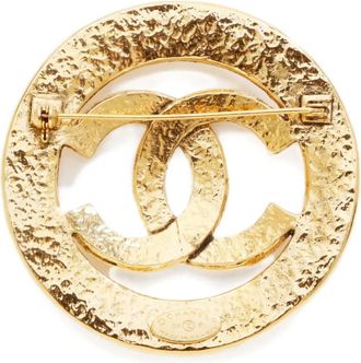 Chanel Spilla con logo CC 1994 - Oro