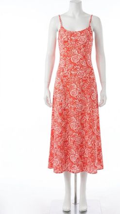Z Supply Charisma Ona Floral Midi Dress In Pink