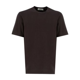 Mauro Ottaviani T-Shirts, male, Brown, Size: L Cotton Crew-neck T-shirt for Hot Days