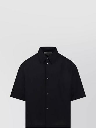 STUDIO NICHOLSON boxy shirt short sleeves