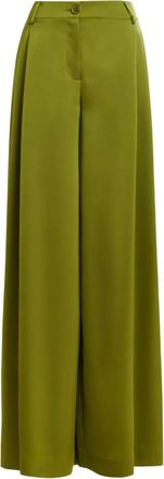 Essentiel Pantaloni a palazzo Ixie con pieghe - Verde