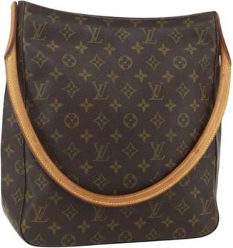 Louis Vuitton Pre-owned Shoulder Bags, female, Brown, Size: ONE SIZE Pre-owned Vintage Canvas Shoulder Bag
