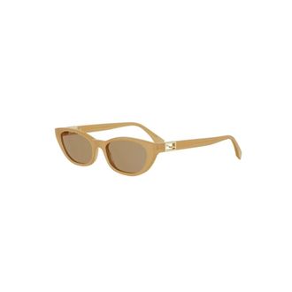 Fendi Sunglasses, unisex, Beige, Size: 54 MM 1Qpw5Ik0A