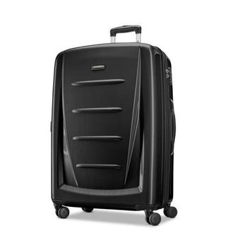 Samsonite Winfield 2 Checked-Large 28-Inch Hardside Expandable Luggage with Spinner Wheels in Brushed Anthracite at Nordstrom