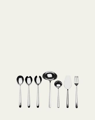 Mepra Linea 7-Piece Full Flatware Serving Set