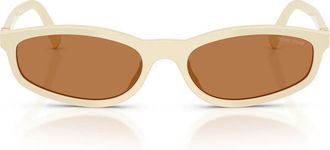 Miu Miu Sunglasses Mua06 S 21 D90 Q White/Brown Women