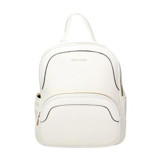 Pierre Cardin Lunara Pro Rugzak - Dames - Rugzakken - Wit - ONE Size - Leer - Tassen