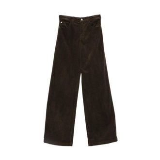 Emporio Armani Dames, Broeken, Groen, Maat: W30 Corduroy