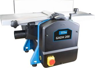 Gude G&uuml;de - 55440 gadh 200 - Piallatrice per pavimenti in alluminio pressofuso, protezione per pialla, interruttore di sovraccarico, colore: blu, 82 x 46