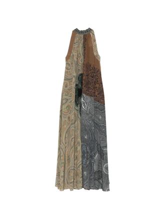 Pierre-Louis Mascia Pierre Louis Mascia Womens Printed Silk Dress