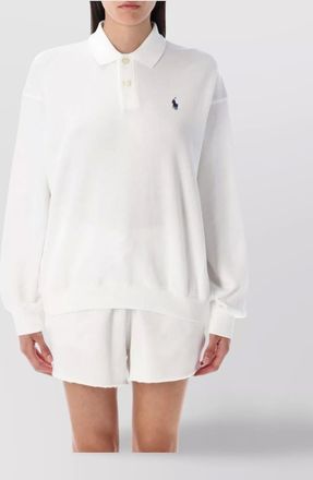 Polo Ralph Lauren long sleeve ribbed cuff polo top