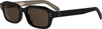 Celine Celine - 3 Dots Zonnebril - unisex - Accessoires - Zwart - Maat: 52 MM