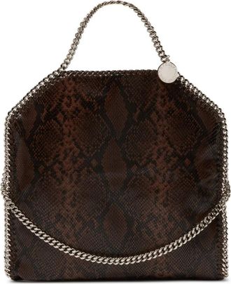 Stella McCartney Borsa tote Falabella Fold-Over - Marrone