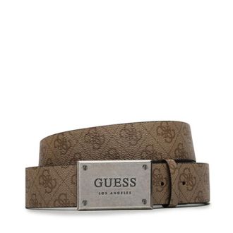 Guess Belts, male, Brown, Size: M Cintura