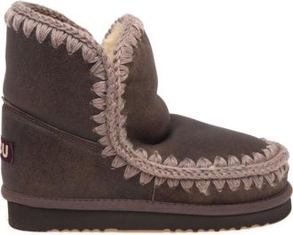 Mou Schoenen, Dames, Bruin, 40 EU, Wol, Eskimo 18 Enkellaars