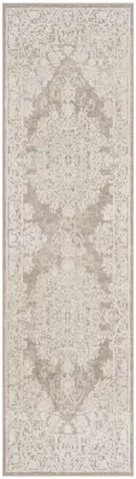 Safavieh Alfombra contemporary de poli&eacute;ster beige, 69 x 244 cm
