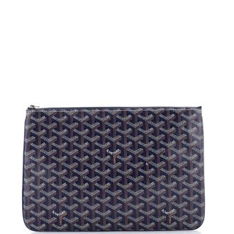 Goyard Senat Zip Pouch Coated Canvas MM