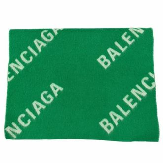 Balenciaga Pre-owned Scarves, male, Green, Size: ONE SIZE Pre-owned Vintage Stole