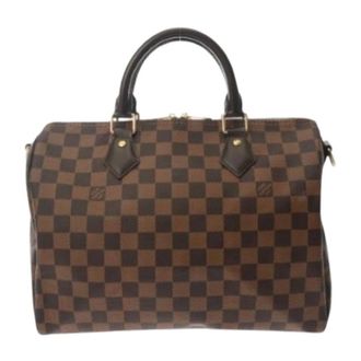 Louis Vuitton Pre-owned Handbags, female, Brown, Size: ONE SIZE Pre-owned Damier Canvas Handbag