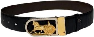 Celine Pre-owned Belts, female, Black, Size: ONE SIZE Pre-owned Vintage Belt