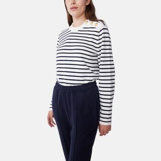 Petit Bateau Katoenen damestrui met strepen