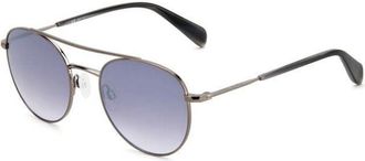 Rag & Bone RNB5050/G/S PTA/IC Mens Sunglasses Silver Size 51
