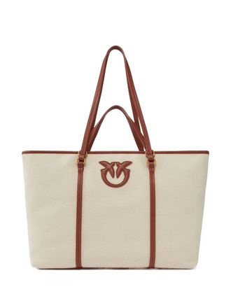 Pinko Love Birds tote bag - Neutrals
