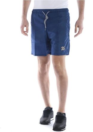 Daniele Alessandrini Casual Shorts - Heren - Korte Broeken - Blauw - M - Polyester - Korte Broeken