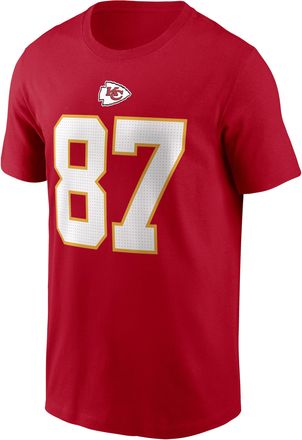Nike Travis Kelce Kansas City Chiefs Nike Mens NFL T-Shirt in Red | N19965N7GF-1Y0