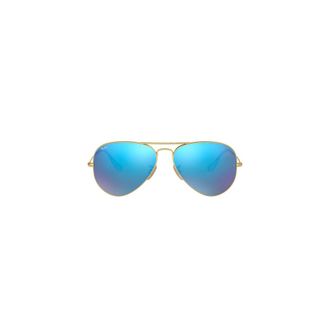 Ray-Ban Metal Eyes Lente/Zomer Collectie Zonnebril - Heren - Zonnebrillen - Geel - 58 MM - Accessoires