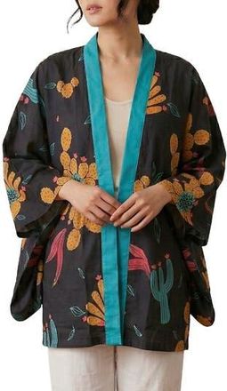 Saachi Cactus Short Topper in Black Multi at Nordstrom Rack