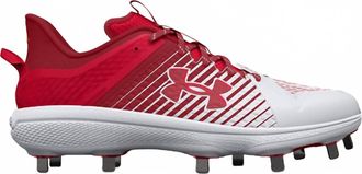 Under Armour Mens Yard Low Mt Baseball Cleats In Red
