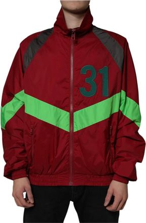 Dolce & Gabbana Windbreaker Jacket - Heren - Zomerjassen - Veelkleurig - XL - Polyester - Jassen