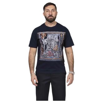 Etro Etro, T-Shirts, male, Blue, Size: S T-shirt Soho