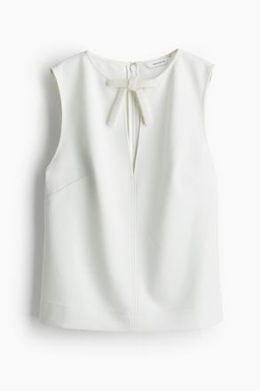 H&M Top mit Schleifen - White