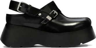 Ganni Muiltjes met gesp - Zwart